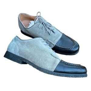 Elegant Two-Tone Men's Oxfords